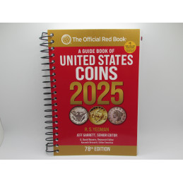 Mega Coin Collecting Kit - 50 coin grab bag with 1 oz silver / 2025 Red Book / magnifying loupe / gloves / flips - great gift