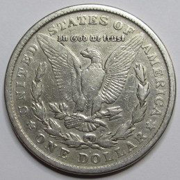 1921 S Morgan Dollar - antique final year of issue American silver dollar