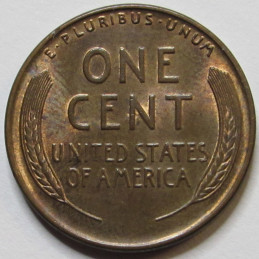 1934 Lincoln Wheat Cent - uncirculated antique American wheat penny