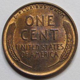 1939 Lincoln Wheat Cent - antique higher grade American wheat penny