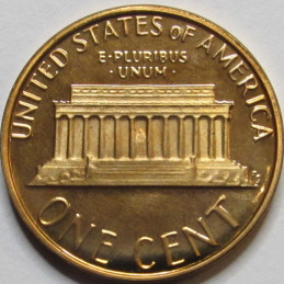 1982 S Lincoln Memorial Cent - Proof - vintage flashy American proof coin