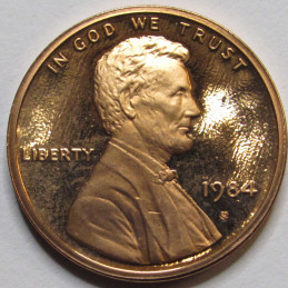 1984 S Lincoln Memorial Cent - Proof - vintage San Francisco mintmark penny