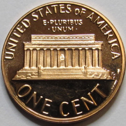 1984 S Lincoln Memorial Cent - Proof - vintage San Francisco mintmark penny