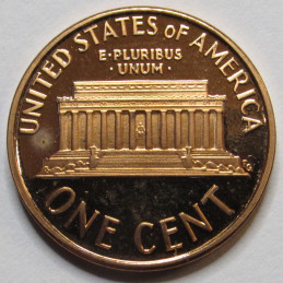 1989 S Lincoln Memorial Cent - Proof - vintage American proof coin