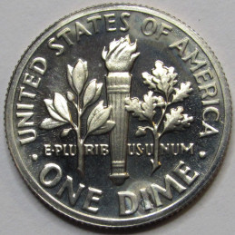 1974 S Roosevelt Dime - Proof - vintage flashy American dime coin