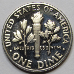 1978 S Roosevelt Dime - Proof - vintage flashy American dime coin