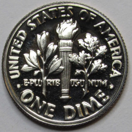 1984 S Roosevelt Dime - Proof - vintage San Francisco mintmark American dime coin