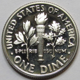 1988 S Roosevelt Dime - Proof - vintage American proof dime coin