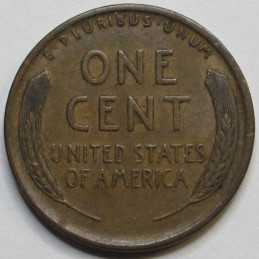 1917 Lincoln Wheat Cent - better grade antique American wheat penny