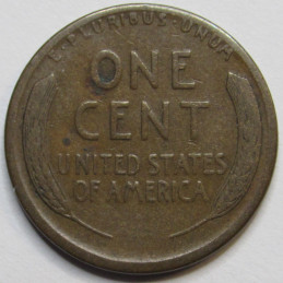 1914 S Lincoln Wheat Cent - semi-key date San Francisco mintmark wheat penny