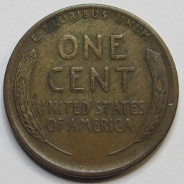 1918 S Lincoln Wheat Cent - better condition antique American wheat penny
