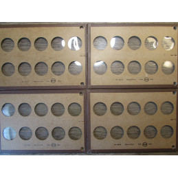 Set of 4 Meghrig boards for Commemorative Half Dollars - 1935-1954