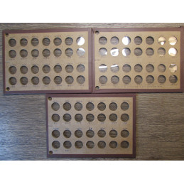 Set of 3 Wayte Raymond boards for Lincoln Cents - 1935-1963