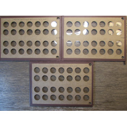 Set of 3 Wayte Raymond boards for Lincoln Cents - 1935-1963