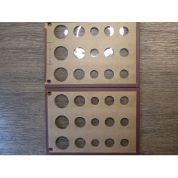 Set of 2 Wayte Raymond boards for US Mint Sets - 1954-1955