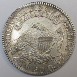 1812 Capped Bust Half Dollar - Overton 109a - antique beautiful early American silver half