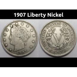 1907 Liberty V Nickel -...