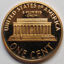 1986 S Lincoln Memorial Cent - vintage American proof coin