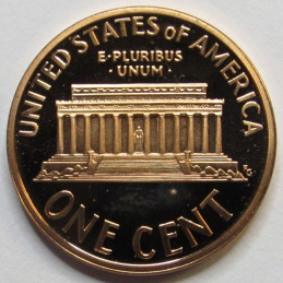 1993 S Lincoln Memorial Cent - vintage American proof coin 