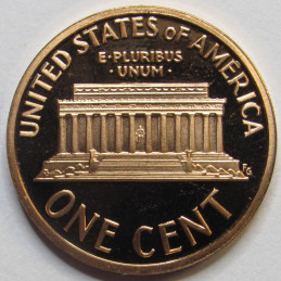 1996 S Lincoln Memorial Cent - vintage American proof coin