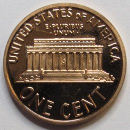 2000 S Lincoln Memorial Cent - vintage San Francisco American proof penny