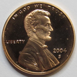 2004 S Lincoln Memorial Cent - vintage American proof penny