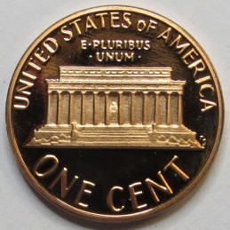 1985 S Lincoln Memorial Cent - vintage San Francisco mintmark American proof coin