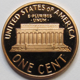 1986 S Lincoln Memorial Cent - proof American vintage coin