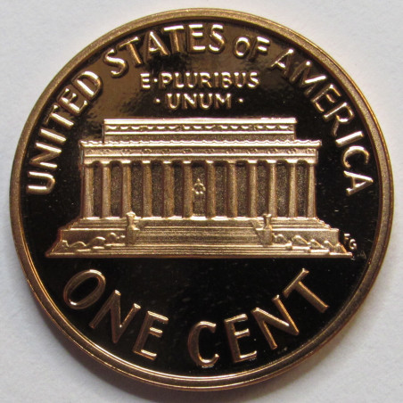 1990 S Lincoln Memorial Cent - vintage San Francisco mintmark American ...