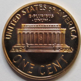 1999 S Lincoln Memorial Cent - vintage San Francisco mintmark American penny