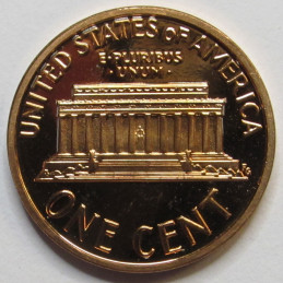 2000 S Lincoln Memorial Cent - vintage S mintmark American proof coin