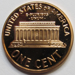 2001 S Lincoln Memorial Cent - vintage San Francisco mint American proof coin