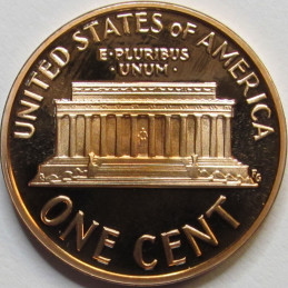 2002 S Lincoln Memorial Cent - San Francisco mintmark vintage penny