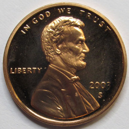 2003 S Lincoln Memorial Cent - vintage San Francisco mintmark proof penny