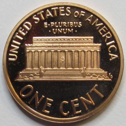 2003 S Lincoln Memorial Cent - vintage S mintmark American proof penny