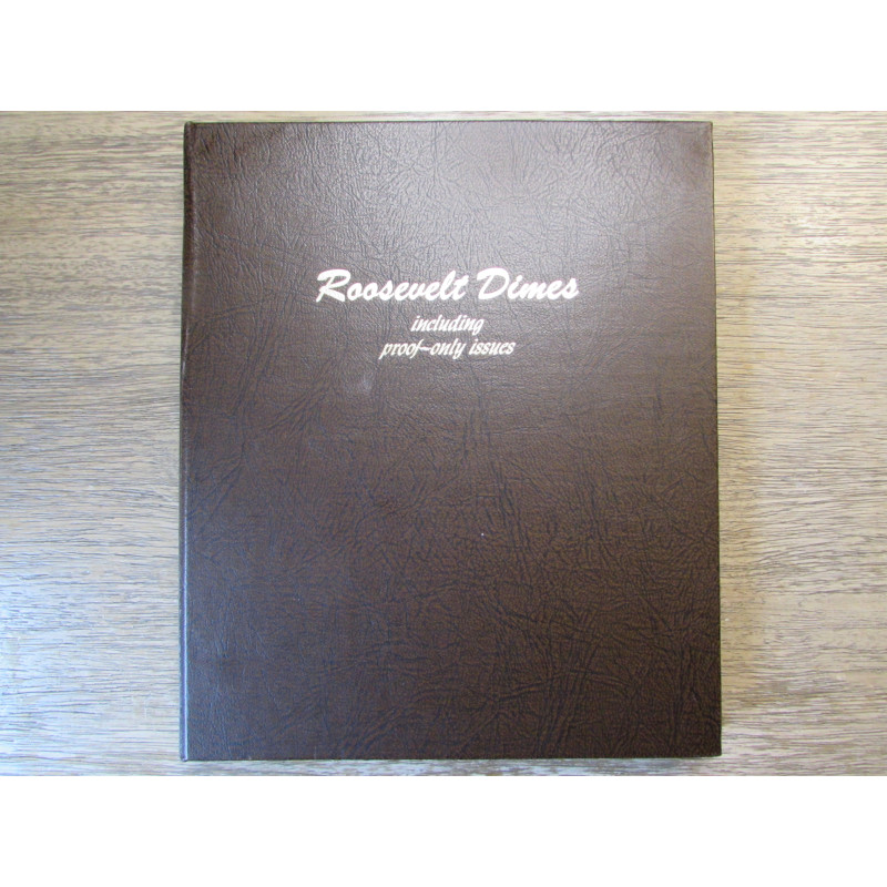 Dansco Album for Roosevelt Dimes including proof-only issues - 1946-1991