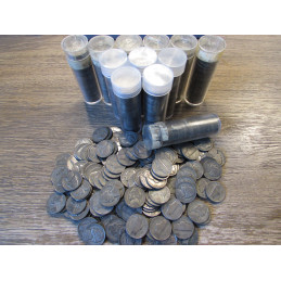 1 Roll (40 coins) 1942-1945 War Nickels - 35% silver collectible WW2 era nickels