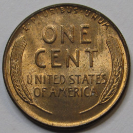 1944 Lincoln Wheat Cent - uncirculated WW2 era American wheat penny