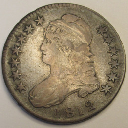 1812 Capped Bust Half Dollar - Overton O-110a - historical early American silver half