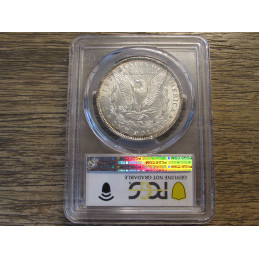 1892 Morgan Dollar - certified higher grade American silver dollar