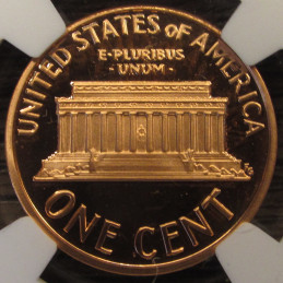 2001 S Lincoln Memorial Cent - NGC Proof DCAM 69 - vintage American penny