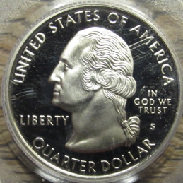 1999 S New Jersey Quarter - PCGS graded Proof 69 DCAM - vintage first year American state quarter