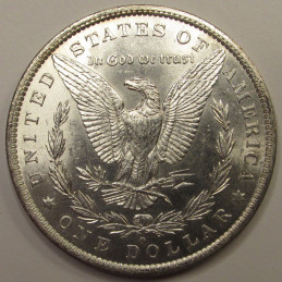 1883 O Morgan Dollar - uncirculated condition antique American silver dollar