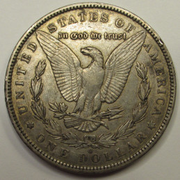 1892 O Morgan Dollar - better date American silver dollar coin