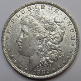 1882 O Morgan Dollar - O/S - over mintmark scarce American silver Dollar