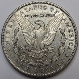 1904 S Morgan Dollar - semi key date San Francisco mintmark American silver dollar