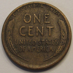 1912 S Lincoln Wheat Cent - antique San Francisco mintmark American wheat penny