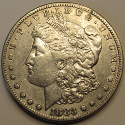 1883 S Morgan Dollar - antique better date San Francisco mintmark silver dollar