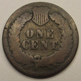 1879 Indian Head Cent - antique American penny coin