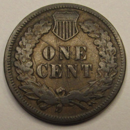 1886 Indian Head Cent - Type 1 - antique American penny